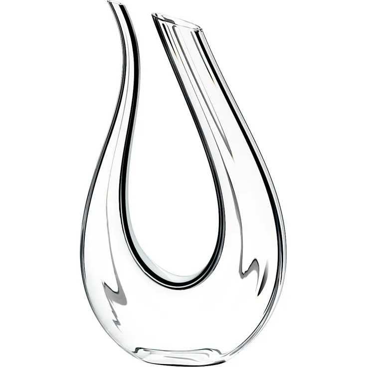 RIEDEL 1756/00 Dekanter AMADEO Fatto a Mano schwarz-weiß-schwarz, handgefertigt, Design-Dekanter
