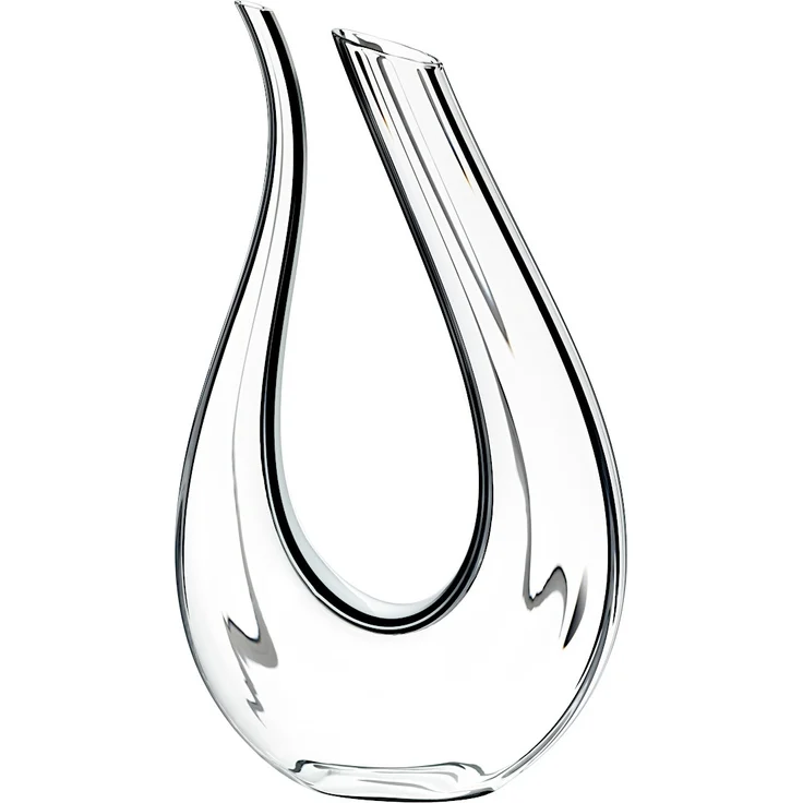 RIEDEL 1756/00 Dekanter AMADEO Fatto a Mano schwarz-weiß-schwarz, handgefertigt, Design-Dekanter – Bild 1