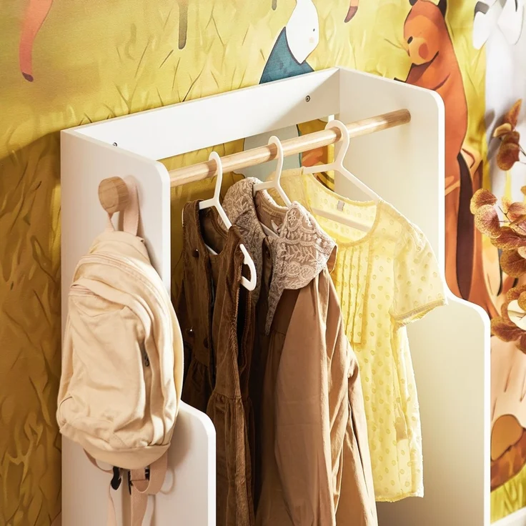 SoBuy KMB109-W Kinderregal, MDF, Lackiert, Weiß, 60 x 110 x 35 cm – Bild 10