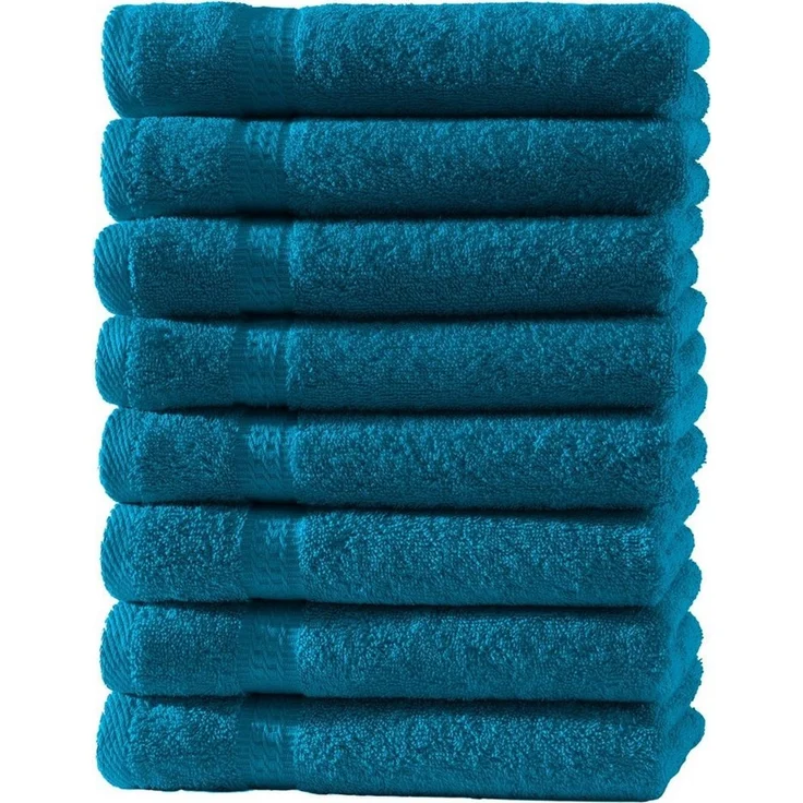Hometex Premium Textiles Handtuch in Premium Qualität 500 g/m², Feinster Frottier-Stoff 100% Baumwolle, 8x Gästetuch, weich, saugfähig, extra schwer & flauschig - TEST BILD TOP MARKE 2025 – Bild 1