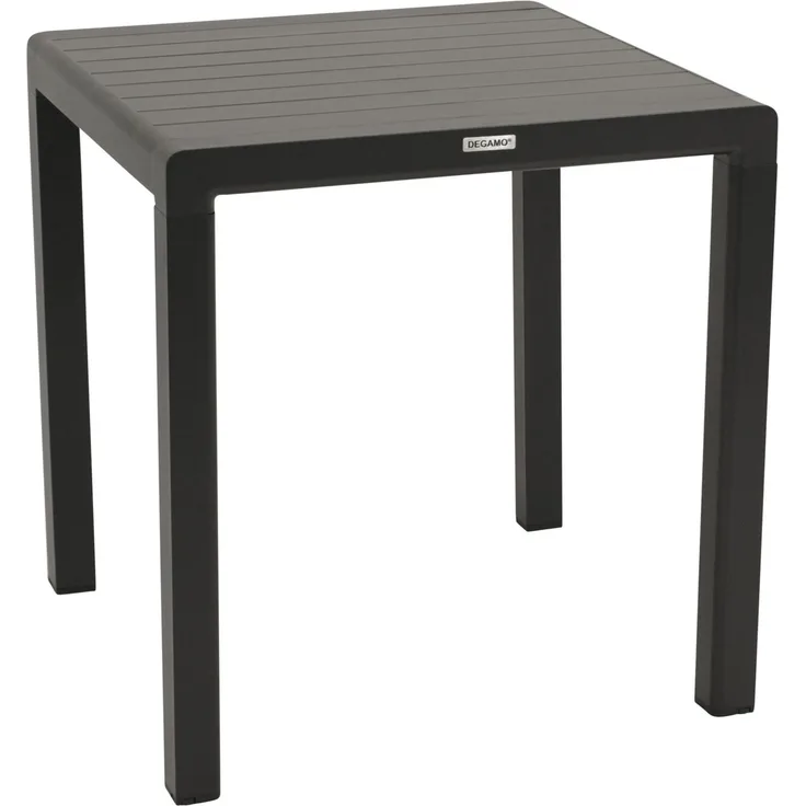 DEGAMO PARIS Bistrotisch, Aluminium, anthrazit, 70x70cm