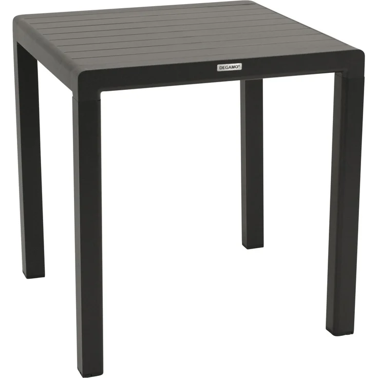 DEGAMO PARIS Bistrotisch, Aluminium, anthrazit, 70x70cm – Bild 1