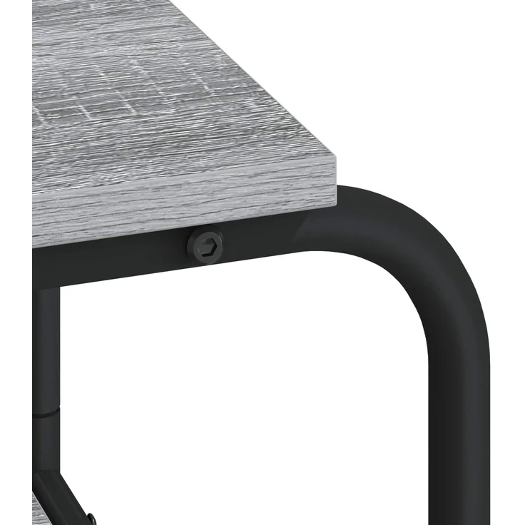 vidaXL Schreibtisch mit Stauraum Sonoma-Grau 113,5 x 52 x 75,5 cm 8008035 – Bild 6