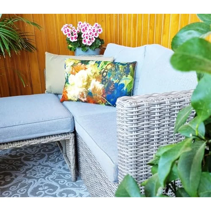 JACK Dekokissen Outdoor Lounge Kissen 30x50cm Motiv inkl. Füllung, mit Lotus-Effekt, Robust, Strapazierfähig, für Innen & Außen geeignet – Bild 6
