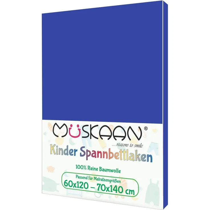 TRENDBUY24 Spannbettlaken Kinder Spannbettlaken 60x120 - 70x140 cm, Baumwolle, Gummizug: ja, (1 Stück), JERSEY