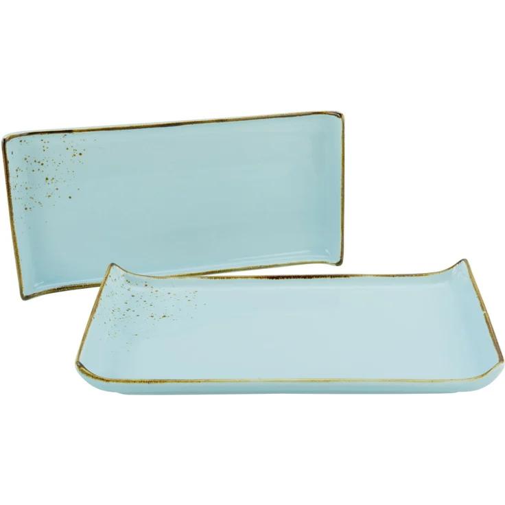 Nature Collection Hellblau, BBQ Platte 2-tlg (mo) – Bild 1