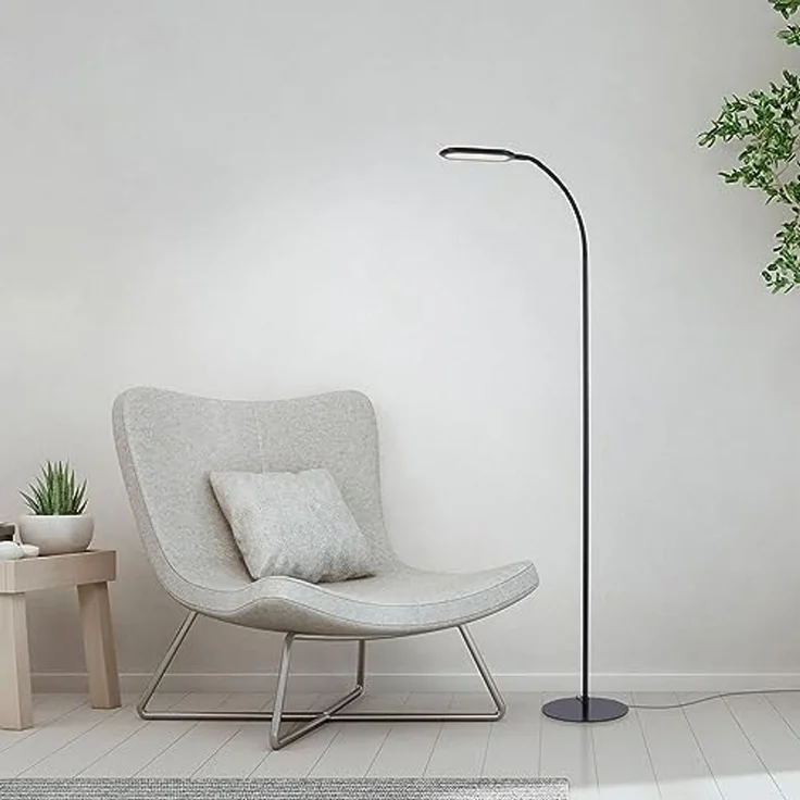 JUST LIGHT Stehlampe KELLY, LED fest integriert, warmweiß - kaltweiß, LED, CCT - tunable white, dimmbar über Touchdimmer – Bild 2