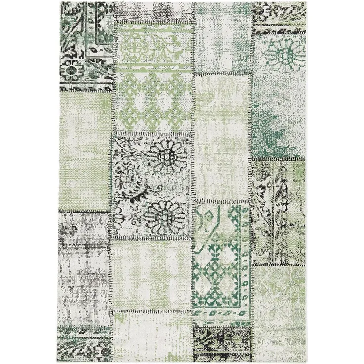 Karat Outdoorteppich | Cotton | 5 Farben | Grün / 80x150 cm