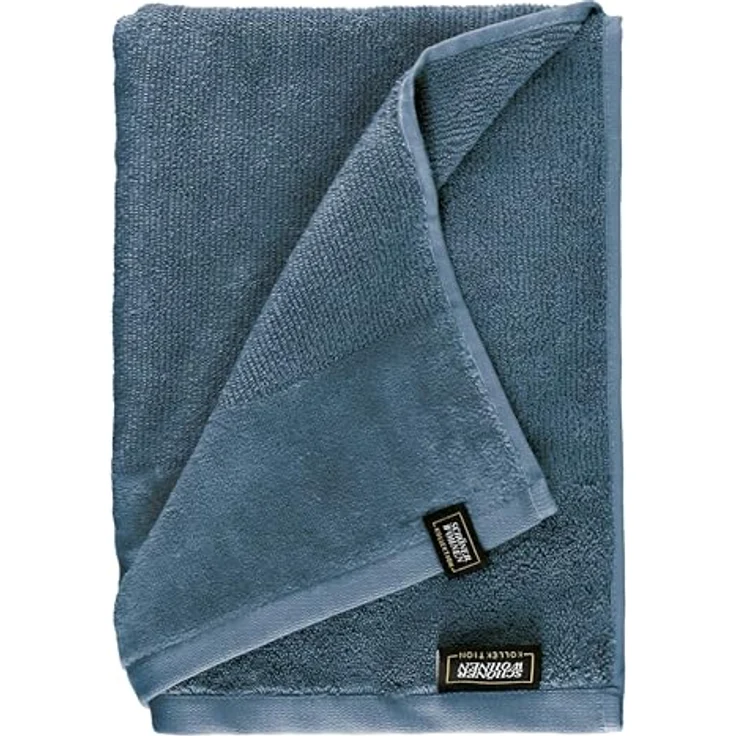 Schöner Wohnen Duschtuch, Blau, 70x140 cm, Oeko-Tex® Standard 100, 100% Baumwolle, hautschmeichelnde Airtouch-Qualität, waschbar bei 60 Grad – Bild 2