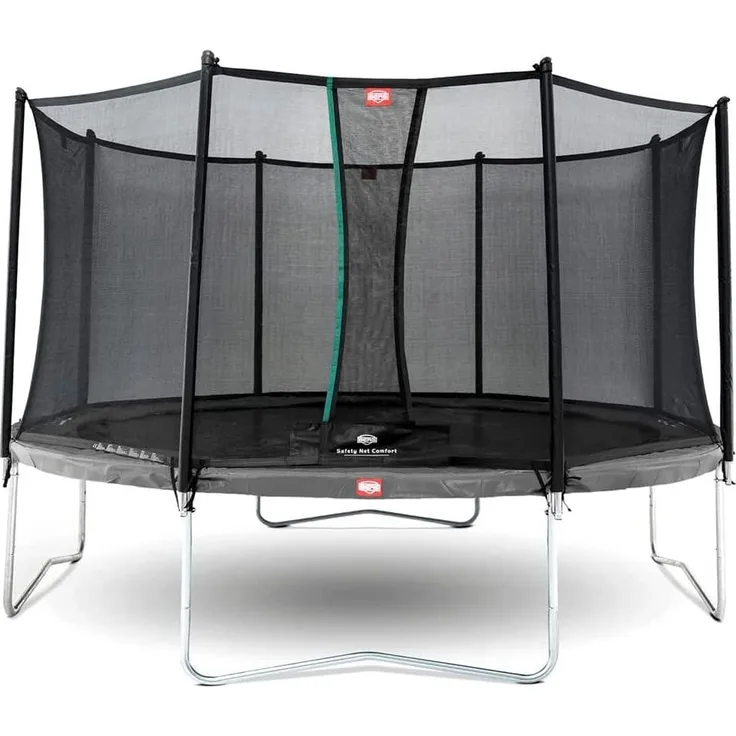Berg 'Favorit Regular' Trampolin, 330 cm Durchmesser, ab 6 Jahren, bis 110 kg belastbar, inkl. Sicherheitsnetz 'Comfort', grau