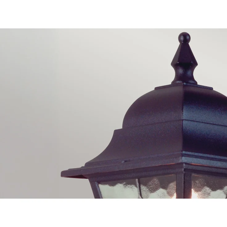 Außenleuchte, Wandlampe, Laterne, H 45 cm, Schwarz – Bild 6