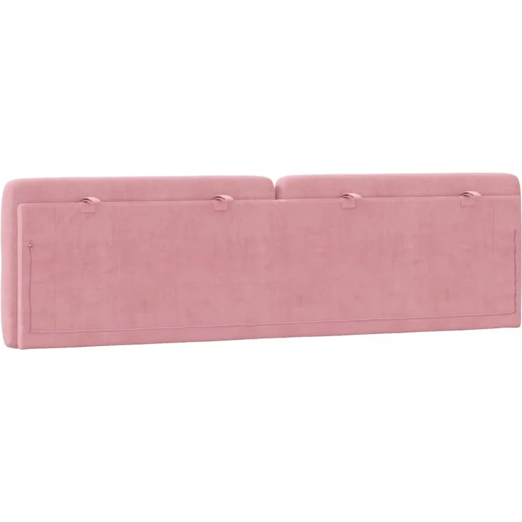 vidaXL Kopfteil-Kissen Rosa 180 cm Samt 374744 – Bild 7