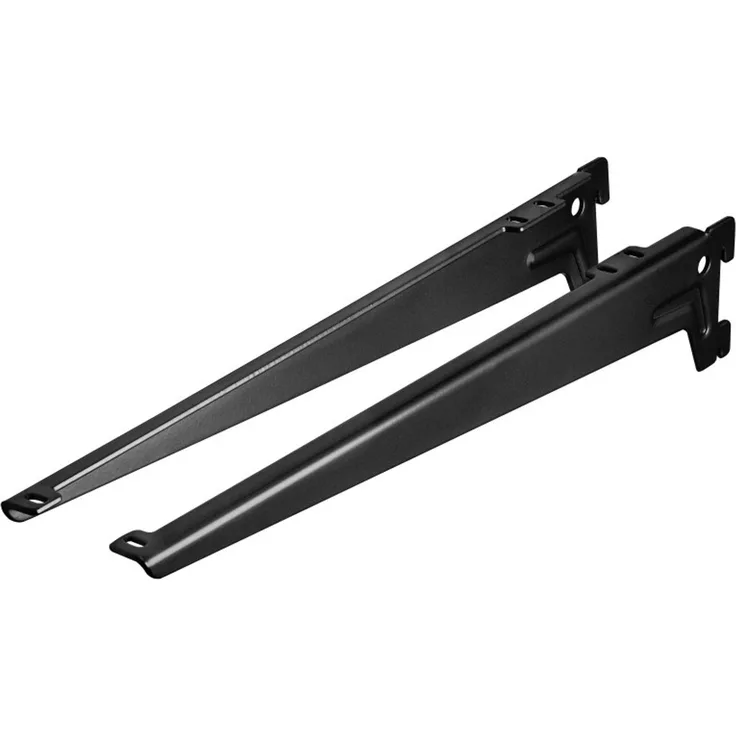 Dolle Winkelträger 1-Reihig 38 cm schwarz Metall