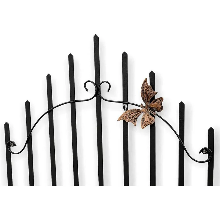 DanDiBo Kräuterregal Kücheregal Balkonregal Wand Metall Schwarz 96237 Wandregal Blumenregal Pflanzenhalter Wandblumenhalter Küche Balkon – Bild 4