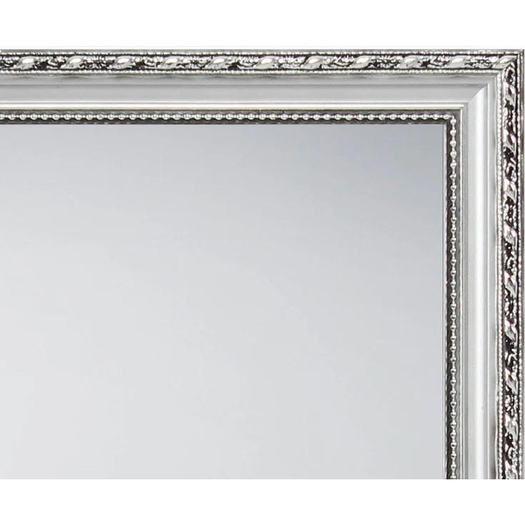 MIRRORS AND MORE 'Lola' Rahmenspiegel Holz, silber, 34x45cm – Bild 4
