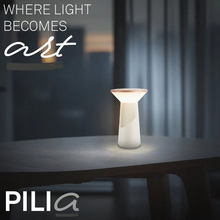 Briloner Leuchten LED Tischleuchte PILIA, LED wechselbar, Warmweiß, 15x24 cm, Akku tauschbar, Indoor/Outdoor, Wohnzimmer, Balkon – Bild 1