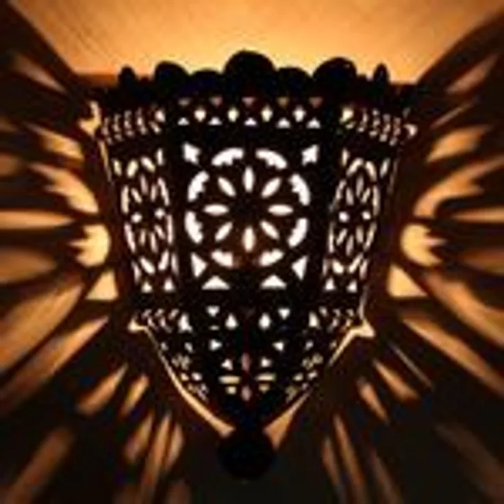 Orientalische Eisen Wandlampe EWL10