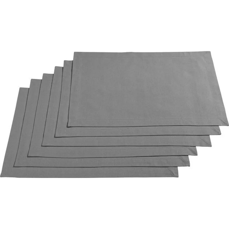 REDBEST Platzset Tischset "Seattle" 6er-Pack, Baumwolle Uni – Bild 4