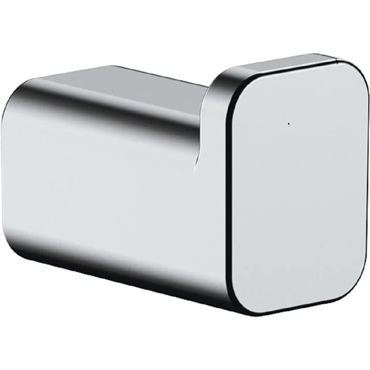 hansgrohe Handtuchhaken AddStoris, Badezimmer, (Handtuchhaken, Befestigungsmaterial, Montageanleitung), kratzfest und rostfrei – Bild 5