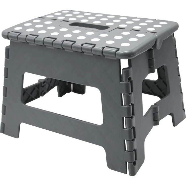 ZOLLNER Tritthocker, 100% Kunststoff, bis ca. 120 kg belastbar, Antirutschnoppen
