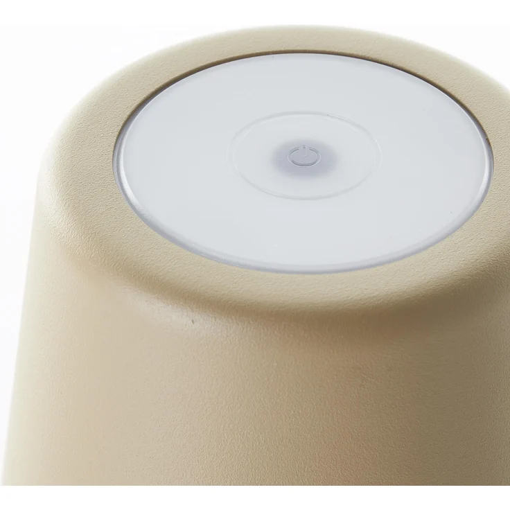 Brilliant Lampe Kaami LED Außentischleuchte 37cm cappuccino matt Metall/Bambus gold 2 W LED integriert – Bild 10