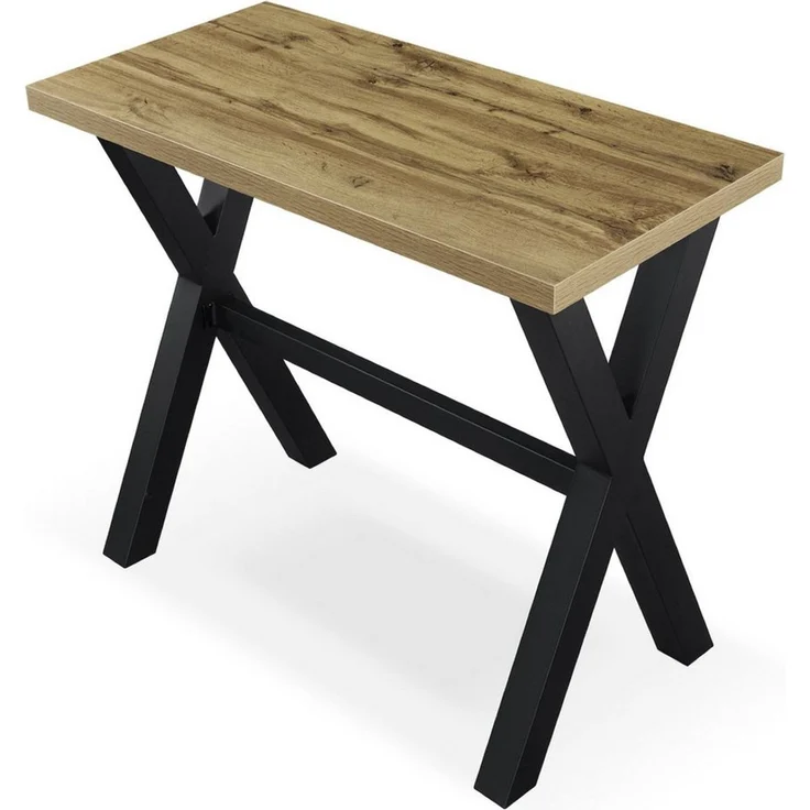 DUBI Möbel Bartisch LOTTE, schweres 4-Fuß oder X-Gestell, Metallgestell, Holztischplatte aus MDF – Bild 3