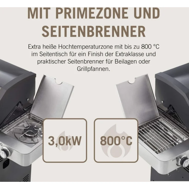 RÖSLE BBQ Gasgrill Videro G4-S Vario+ Schwarz mit Schutzhaube XL – Bild 5