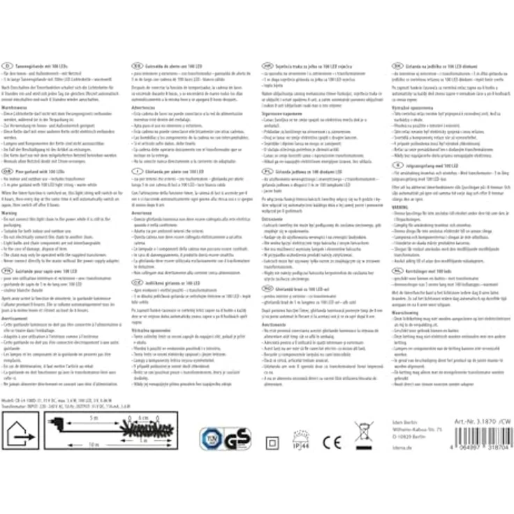 Idena Lichterkette 5 m grün – Bild 6