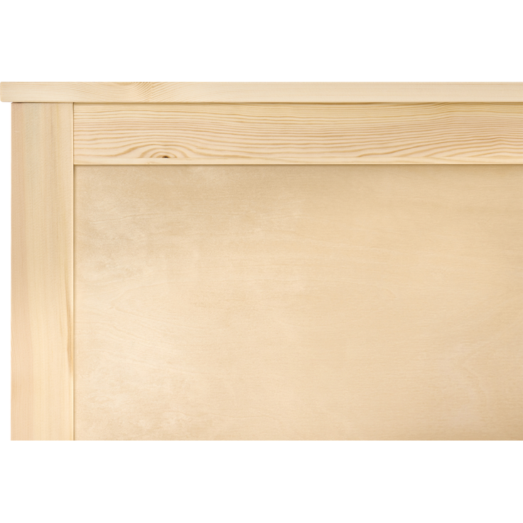 Bett mit Lattenrost Kiefernholz DAUPHIN 140x200 cm Hellbraun – Bild 6