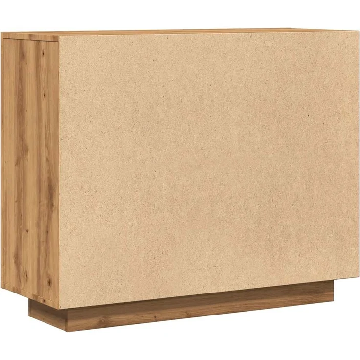 vidaXL Sideboard Artisan-Eiche 92x35x75 cm Holzwerkstoff 856865 – Bild 5