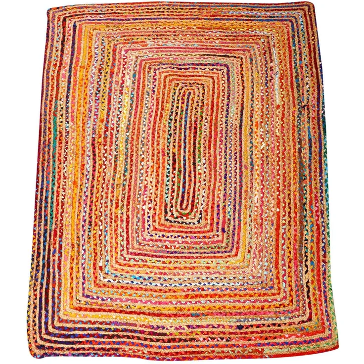 Jute Teppich Esha bunt 80x120 cm – Bild 5
