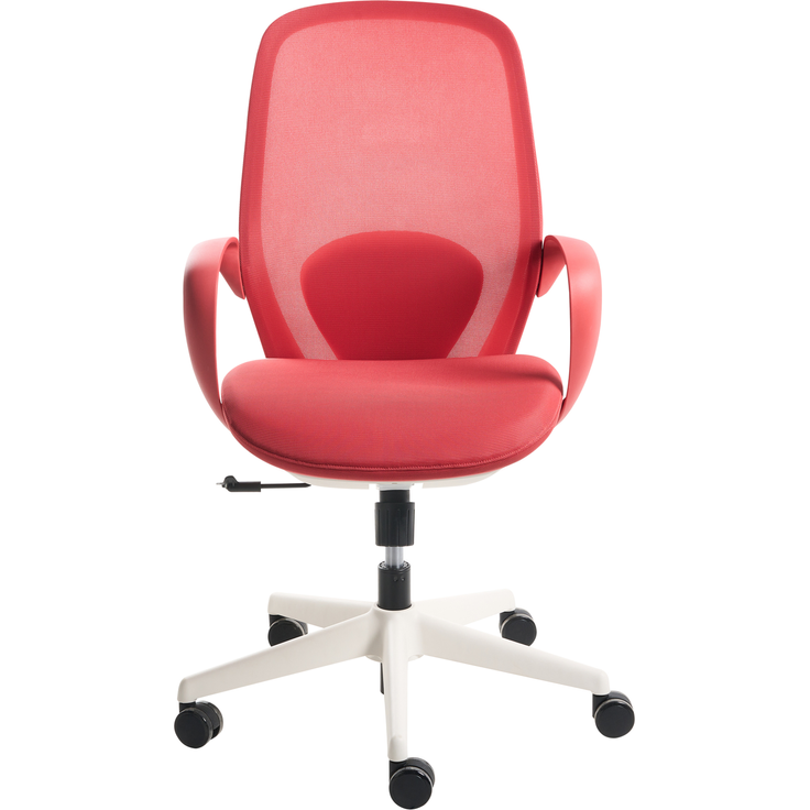 Bürostuhl FOAMA Stoff Rot – Bild 5