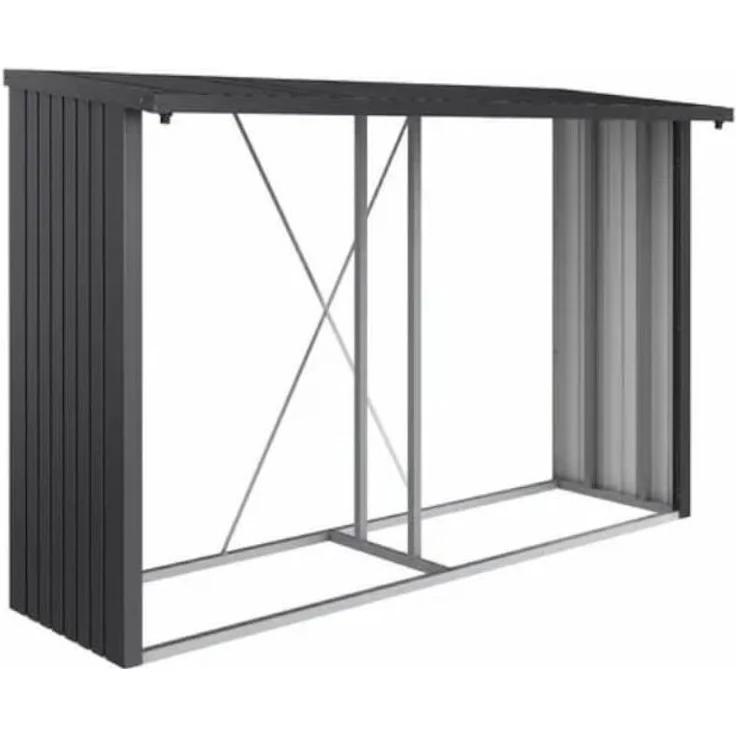 Biohort Holzlager WoodStock Gr. 300 lieferbar in 3 Farben dunkelgrau-metallic