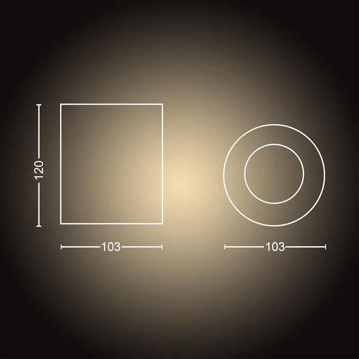 Pillar Hue ext. spot single spot white 1 – Bild 3