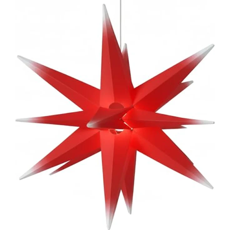 Guru-Shop LED-Stern für außen 3D Außenstern Kaspar, Weihnachtsstern,., Leuchtmittel inklusive – Bild 4