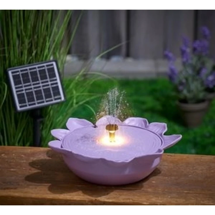Northpoint Gartenbrunnen Solargartenbrunnen mit LED für Außenbereich – Bild 6