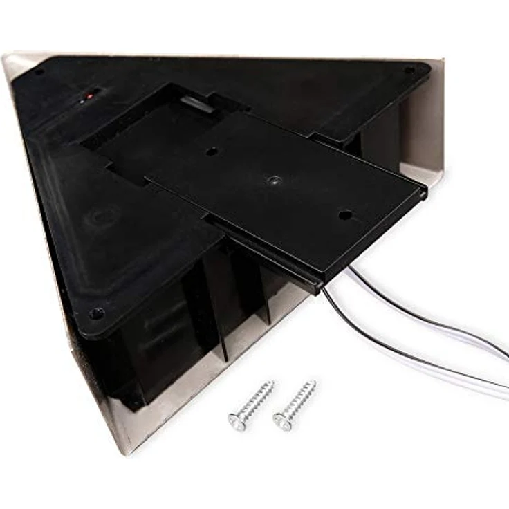 kalb LED Unterbauleuchten Dreieck, Sensor gesteuerte Dimmer Einbaustrahler aus Edelstahl gebürstet, 3er Set warmweiß 3000K, 350 Lumen, 3 Watt – Bild 2