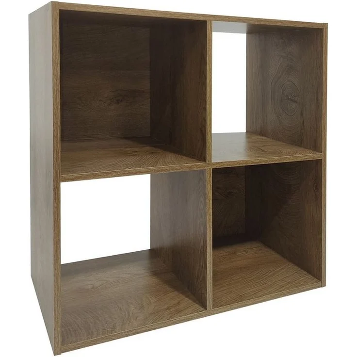 HTI-Living Standregal Regal 60x60 Thekla Eiche, Stück 1-tlg, Standregal 4 Regalfächer – Bild 3