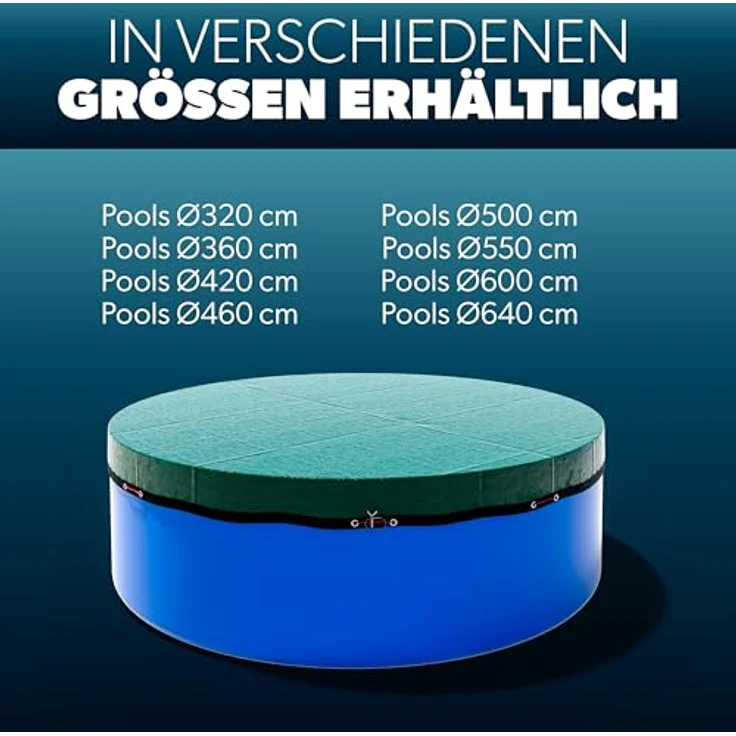 Winterplane Basic rund [Ø 550 cm | 110g/m²] – Bild 7