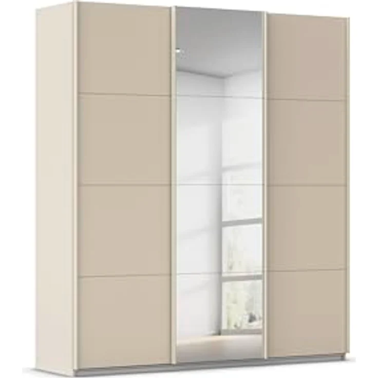Rauch Möbel KULMBACH, Schwebetürenschrank, Farbe Beige, Breite 203 cm – Bild 1