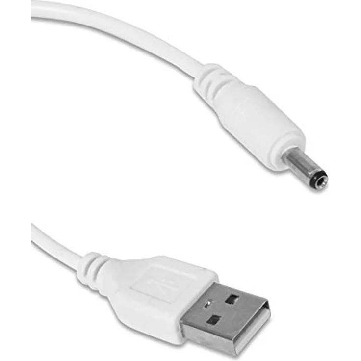 Eaxus® LED Schreibtischlampe, dimmbar und flexibel biegbar, USB & Batterien, Weiß – Bild 6