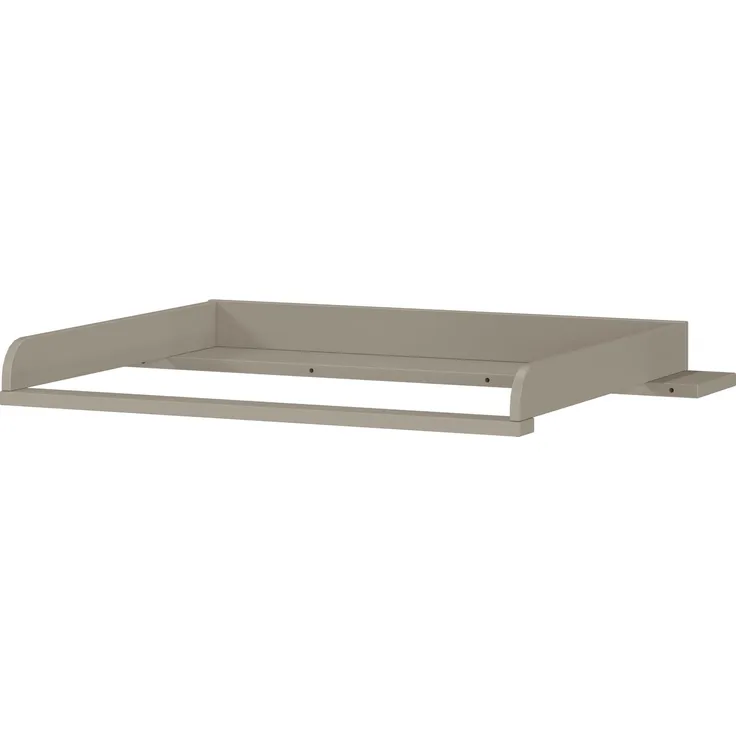 Germania Wickelaufsatz 7032-186 GW-Tomino, in Steingrau, passend zur Kommode 7030, GS-Zertifiziert, 105 x 10 x 77 cm (BxHxT)