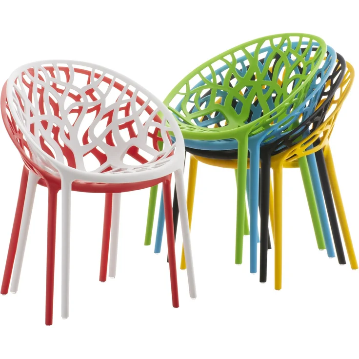 CLP 2er Set Gartenstuhl Hope, Modernes Design, Wetterfest, Stapelbar, Mit Armlehnen,anthrazit – Bild 7