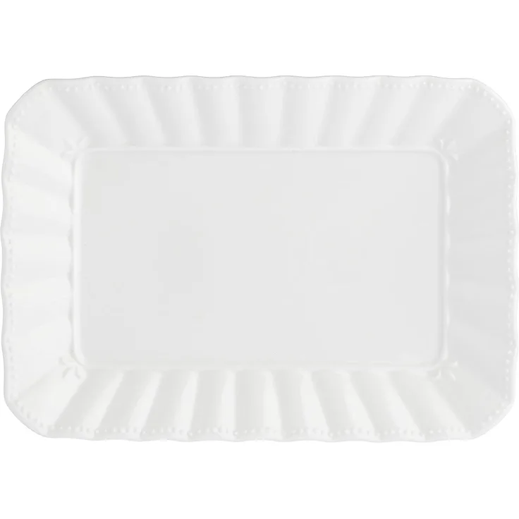 La Porcellana Bianca La Porcellana Bianca rechteckiges Tablett 35 cm x 26 cm P003600435