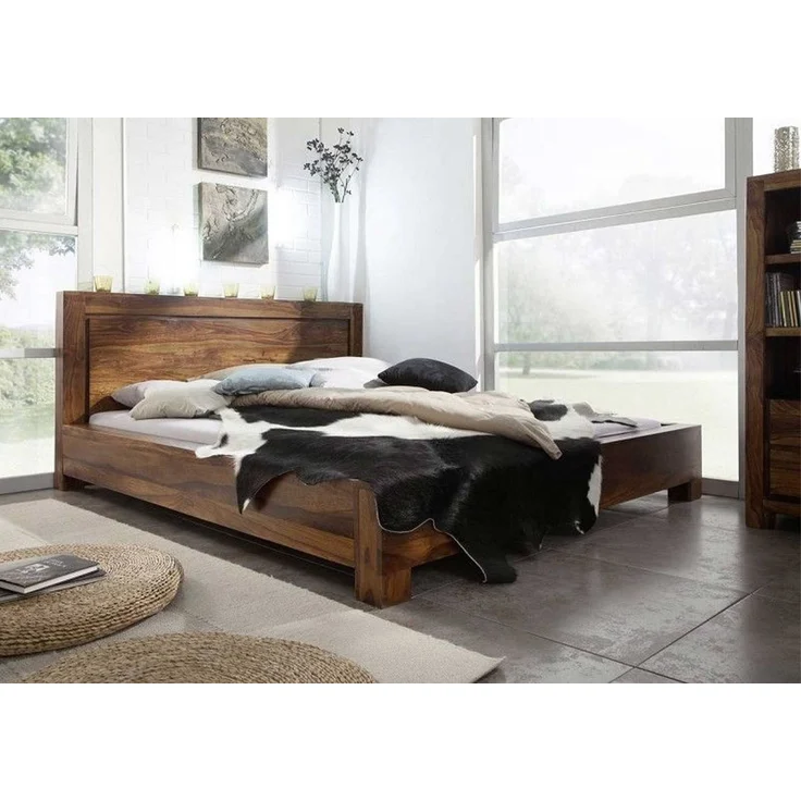 Bett Sheesham 160x200x90 life honey lackiert METRO LIFE #136 – Bild 9