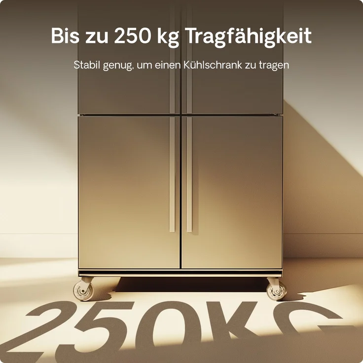 Desktronic Bürostuhlrollen Weiß, Ersatzrollen 360°, Set 5 Stück, Ersatzräder für Bürostühle auf Teppich- und Parkettböden – Bild 5