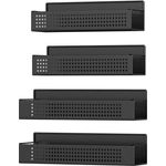 SONGMICS Gewürzregal magnetisch, 4er Set, 2 große und 2 kleine Regale, Gewürz-Organizer ohne Bohren, Magnetregal, für Küche, Kühlschrank, Mikrowelle, Waschmaschine