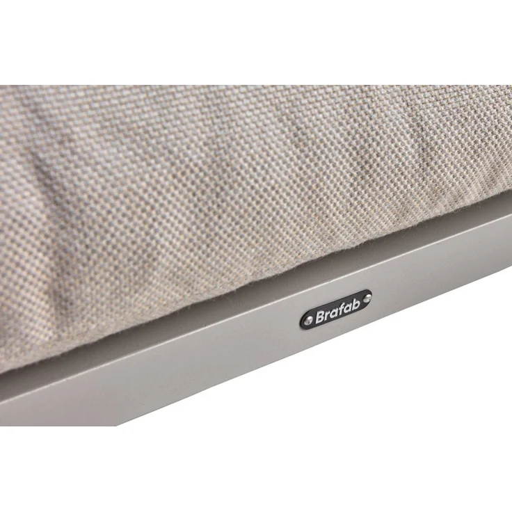 Gartenhocker Slide aus Aluminium mit Kissen, modern, Taupe Beige, Outdoor geeignet – Bild 4