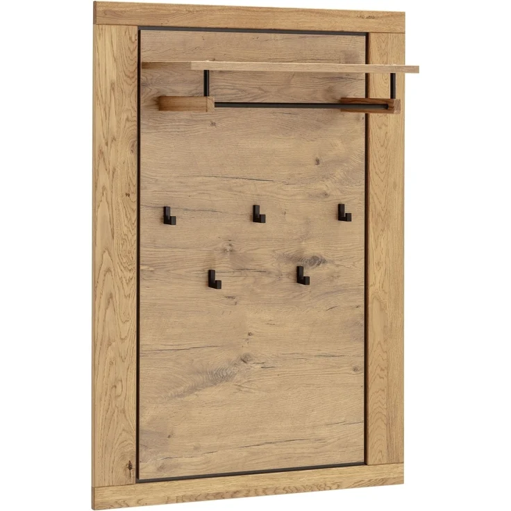 Garderoben-Set >Greno< (3-teilig) Massivholzfront - Teilmassiv - 150x200,5x40 (BxHxT) – Bild 5