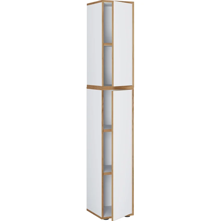 VCM Büroschrank Salia 920799 Weiß H. 183 x B. 30 x T. 33 cm – Bild 2